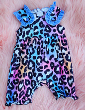 Load image into Gallery viewer, Bright Leopard Romper