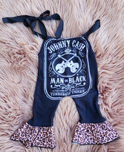 Load image into Gallery viewer, Johnny Cash Ribbon Romper
