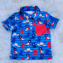 Load image into Gallery viewer, Texas Cowboy Shirt