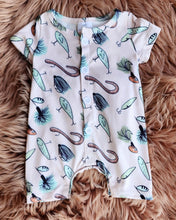 Load image into Gallery viewer, Fishing Lure Romper