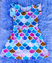 Load image into Gallery viewer, Mermaid Scales Dress