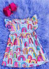 Load image into Gallery viewer, Colorful Rainbows Dress