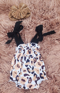 Leopard Bubble Romper