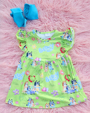 Load image into Gallery viewer, Floral Bluey Dress