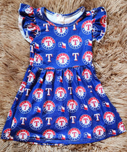 Load image into Gallery viewer, Texas Rangers Logo Dress