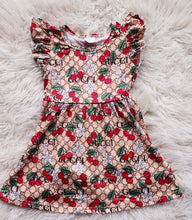 Load image into Gallery viewer, Floral Cherry Dress