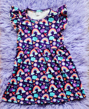 Load image into Gallery viewer, Purple Rainbow Dress