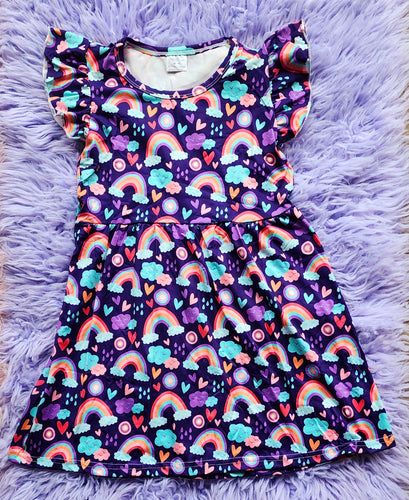 Purple Rainbow Dress