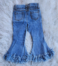 Load image into Gallery viewer, Frayed Denim Jeans