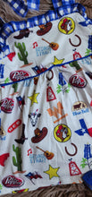 Load image into Gallery viewer, Texas Girl Gingham Shorts Set