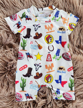 Load image into Gallery viewer, Texas Love Romper