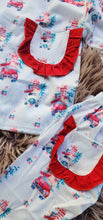 Load image into Gallery viewer, Christmas Trucks Pajama Set