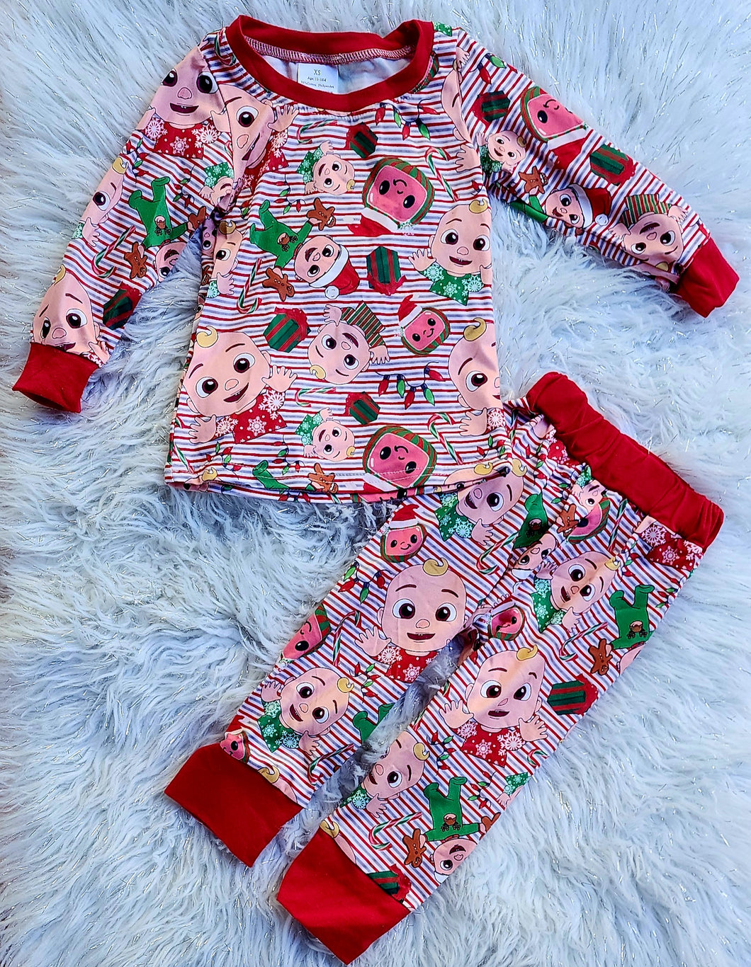 Cocomelon Christmas Pajama Set