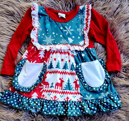 Faire Isle Christmas Dress
