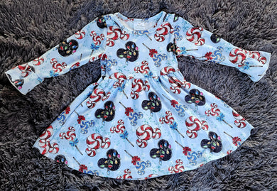 Candy Cane Disney Christmas Dress