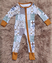 Load image into Gallery viewer, He Is Risen Bamboo Zip Romper for Baby &amp; Toddler | Christian Resurrection Outfit