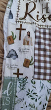 Load image into Gallery viewer, He Is Risen Bamboo Zip Romper for Baby &amp; Toddler | Christian Resurrection Outfit