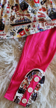 Load image into Gallery viewer, Disney Cruise Inspired Peplum &amp; Icing Legging Set - Castaway Cay Edition