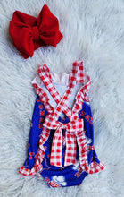 Load image into Gallery viewer, Texas Rangers Romper