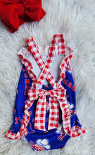 Load image into Gallery viewer, Texas Rangers Romper