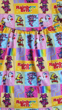 Load image into Gallery viewer, Retro Rainbow Brite Flutter Sleeve Dress