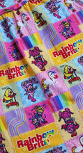 Load image into Gallery viewer, Retro Rainbow Brite Flutter Sleeve Dress