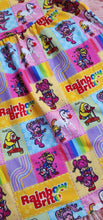 Load image into Gallery viewer, Retro Rainbow Brite Flutter Sleeve Dress