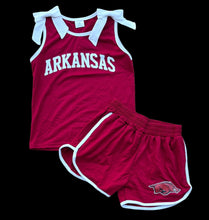 Load image into Gallery viewer, Arkansas Game Day Shorts Set