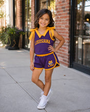 Load image into Gallery viewer, Louisiana Game Day LSU Shorts Set