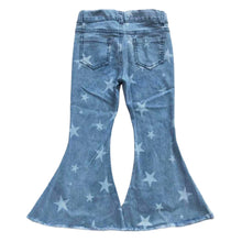 Load image into Gallery viewer, Girls Star Flare Jeans