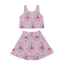 Load image into Gallery viewer, Pink Cinderella Castle Skort Set