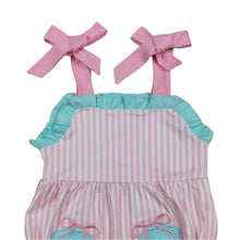 Load image into Gallery viewer, Pink Seashells Bubble Romper