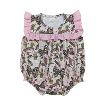 Load image into Gallery viewer, Girly Hunting Ducks Bubble Romper