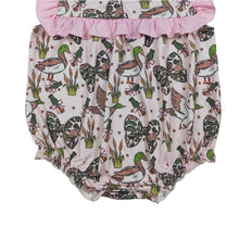 Load image into Gallery viewer, Girly Hunting Ducks Bubble Romper