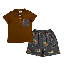Load image into Gallery viewer, Hunting Dogs &amp; Ducks Shorts Set