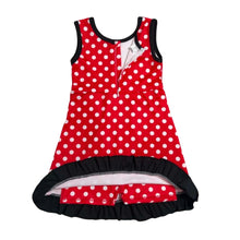 Load image into Gallery viewer, Red Polka Dot Skort Dress