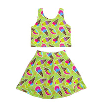 Load image into Gallery viewer, Ice Cream Skort Set