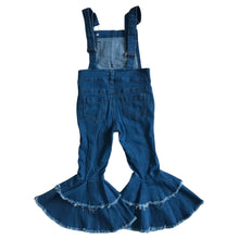 Load image into Gallery viewer, Bell Bottom Denim Overalls