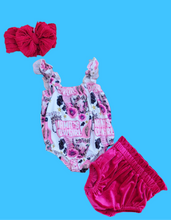 Load image into Gallery viewer, Mama's Cowgirl Velvet Bloomies Set