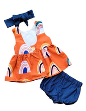 Load image into Gallery viewer, Modern Rainbow Shorties Set