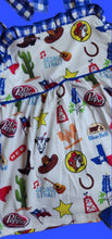 Load image into Gallery viewer, Texas Girl Gingham Shorts Set