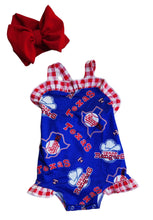 Load image into Gallery viewer, Texas Rangers Romper
