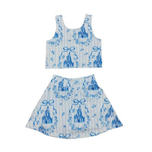 Load image into Gallery viewer, Cinderella Castle Skirt Two-piece Set