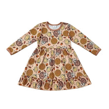Load image into Gallery viewer, Turkey &amp; Pie Thanksgiving Dress