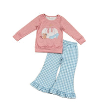 Load image into Gallery viewer, Cinderella Gingham Flare Pants Set