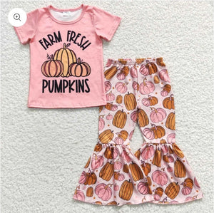 Farm Fresh Pumpkins Bell Bottom Set