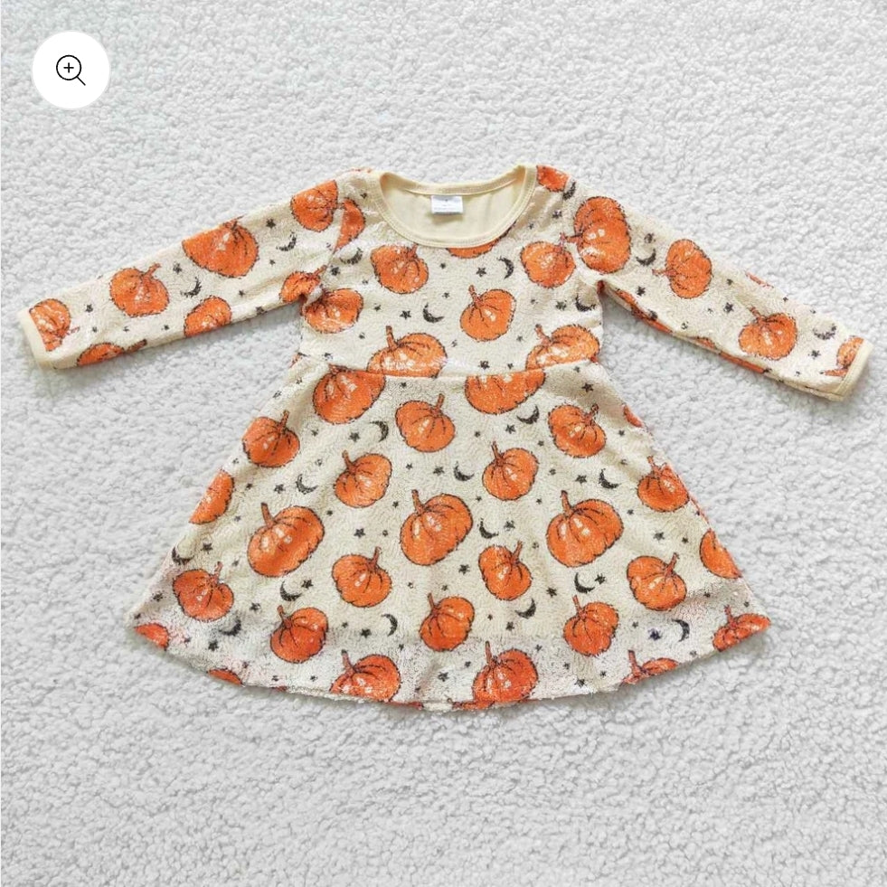 Sequin Pumpkin Dress