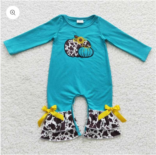 Pumpkin Cow Romper