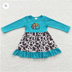 Pumpkin Cow Dress