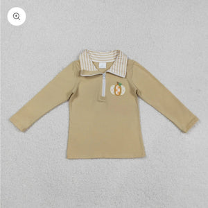 Brown Pumpkin Pullover